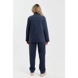 Костюм двойка женский "Аркан" флис (последний размер) графитовый 46