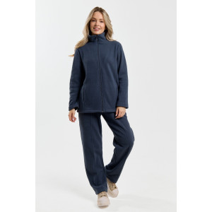 Костюм двойка женский "Аркан" флис (последний размер) графитовый 46