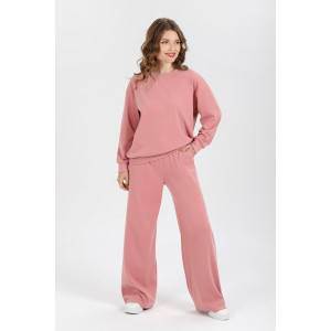 Костюм двойка женский "Фортуна" сайкл-флис (последний размер) сухая роза 44,50,54