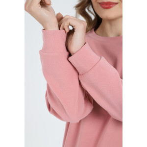 Костюм двойка женский "Фортуна" сайкл-флис (последний размер) сухая роза 44,50,54