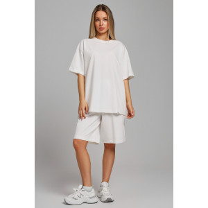 Костюм двойка женский "Азарт-3" кулирка (последний размер) молочный 50