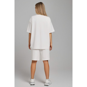 Костюм двойка женский "Азарт-3" кулирка (последний размер) молочный 50