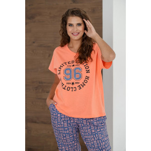 Костюм двойка женский "Авизо-2" кулирка (последний размер) розовый 52