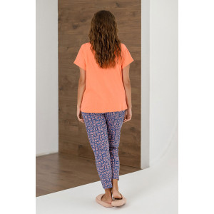 Костюм двойка женский "Авизо-2" кулирка (последний размер) розовый 52