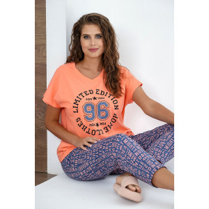 Костюм двойка женский "Авизо-2" кулирка (последний размер) розовый 52