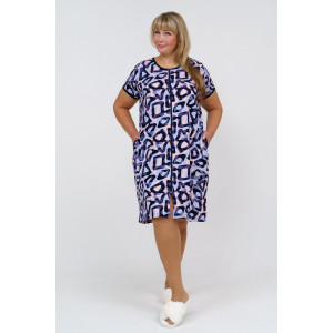 Халат женский "Камилла" кулирка (последний размер) розовый 56