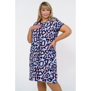 Халат женский "Камилла" кулирка (последний размер) розовый 56