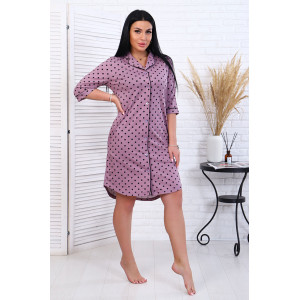 Халат женский "Вивьен" кулирка (последний размер) лиловый 48