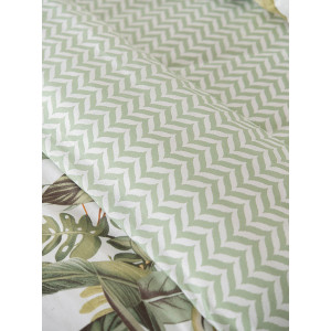 Постельное белье поплин "Оранжерея" (последний размер) 1.5-сп.