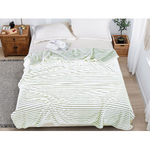 Плед велсофт "Вертикаль" мохито (последний размер) 180х200