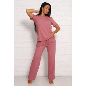 Пижама женская "Лаура" лапша (последний размер) пион 46