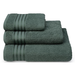 Полотенце махровое "Glimmer" зеленый (последний размер) 50х90