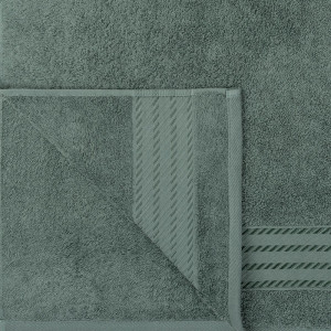 Полотенце махровое "Glimmer" зеленый (последний размер) 50х90