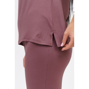 Костюм двойка женский "Стефания" вискоза (последний размер) шоколад 54,60