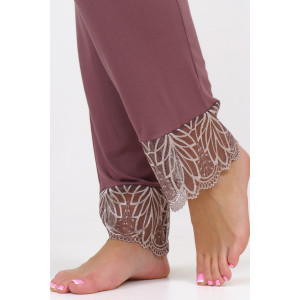 Костюм двойка женский "Стефания" вискоза (последний размер) шоколад 54,60