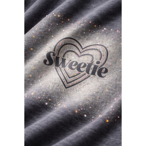 Футболка женская №6457 "Crystal Heart" хлопок стрейч (р-ры: 64-76) синий