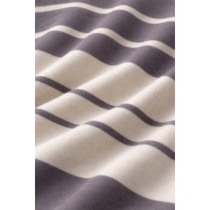 Джемпер женский №0623 вязаный трикотаж (р-ры: 42-50) молочный-серый