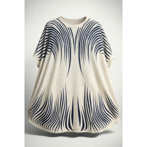 Футболка женская F8003 "Crystal Flow Luxe" хлопок стрейч (р-ры: 58-68) капучино