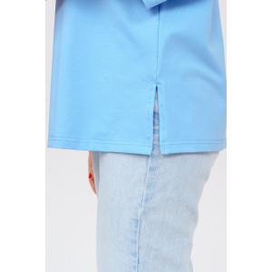 Лонгслив женский "Стиль" кулирка с лайкрой (р-ры: 46-64) голубой