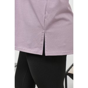 Лонгслив женский "Стиль" кулирка с лайкрой (р-ры: 46-64) светло-лиловый