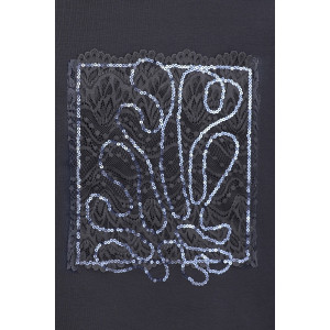 Футболка женская "Соло-2" кулирка с лайкрой (р-ры: 48-64) антрацит