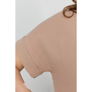 Платье женское "Вуаль-5" муслин (р-ры: 46-56) бежевый