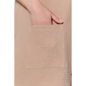 Платье женское "Вуаль-5" муслин (р-ры: 46-56) бежевый