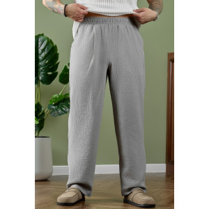 Брюки мужские "Нептун-2" фактурное полотно (р-ры: 48-58) серый