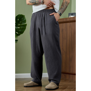 Брюки мужские "Нептун-2" фактурное полотно (р-ры: 48-58) графитовый