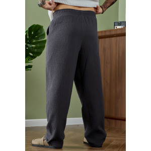 Брюки мужские "Нептун-2" фактурное полотно (р-ры: 48-58) графитовый