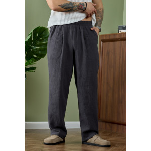 Брюки мужские "Нептун-2" фактурное полотно (р-ры: 48-58) графитовый