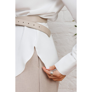 Рубашка женская №56001 индо (р-ры: 44-54) белый