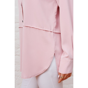 Рубашка женская №56001 индо (р-ры: 44-54) светло-розовый