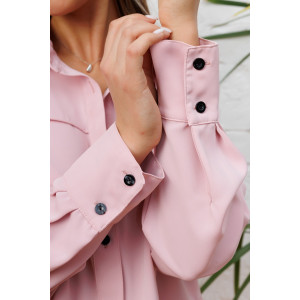 Рубашка женская №56001 индо (р-ры: 44-54) светло-розовый