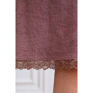 Халат женский "Антей" махра (последний размер) капучино 48