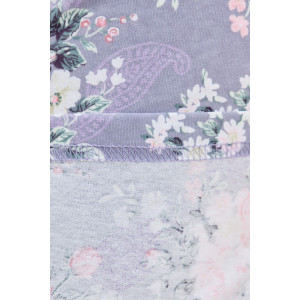 Халат женский "Флэр" кулирка (последний размер) серо-голубой 50,52