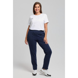 Брюки женские "Стремление-1" кулирка с лайкрой (последний размер) темно-синий 54,56