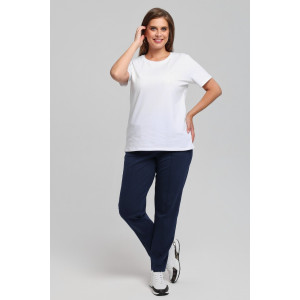 Брюки женские "Стремление-1" кулирка с лайкрой (последний размер) темно-синий 54,56