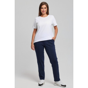 Брюки женские "Стремление-1" кулирка с лайкрой (последний размер) темно-синий 54,56