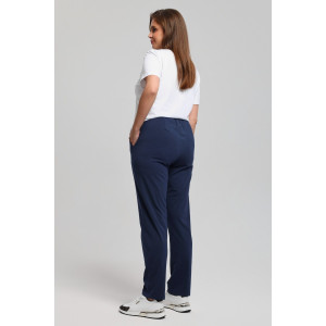 Брюки женские "Стремление-1" кулирка с лайкрой (последний размер) темно-синий 54,56