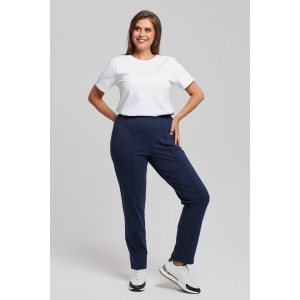 Брюки женские "Стремление-1" кулирка с лайкрой (последний размер) темно-синий 54,56