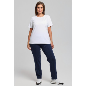 Брюки женские "Стремление-1" кулирка с лайкрой (последний размер) темно-синий 54,56