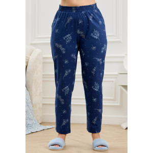 Брюки женские "Флоранс" кулирка (последний размер) синий 48,58