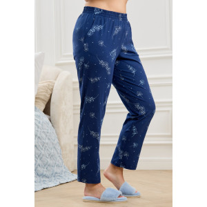 Брюки женские "Флоранс" кулирка (последний размер) синий 48,58