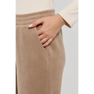 Брюки женские "Блик-2" даблфлис (последний размер) бежевый 56