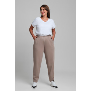 Брюки женские "Динамика-2" лининг-кашкорсе (последний размер) бежевый 48,50,54,56