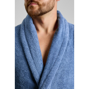 Халат мужской "Комфорт-4" махра (последний размер) деним 56