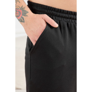 Брюки мужские "Тор-4.1" футер 2-х нитка петля (последний размер) черный 52