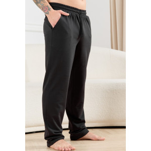 Брюки мужские "Тор-4.1" футер 2-х нитка петля (последний размер) черный 52