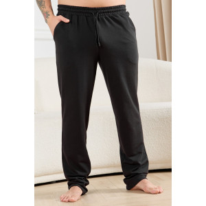 Брюки мужские "Тор-4.1" футер 2-х нитка петля (последний размер) черный 52